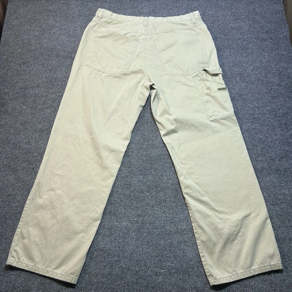 Columbia XM8010 Men's Carpenter Pants Tan Cotton Canvas Utility Workwear 38/32